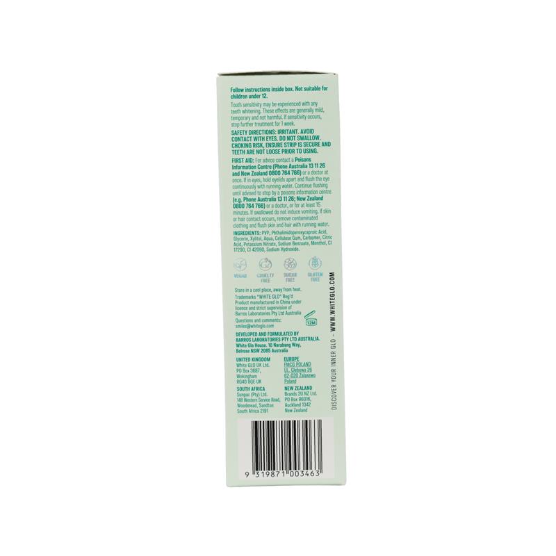 White Glo Purple Teeth Whitening Strips 20 Pack