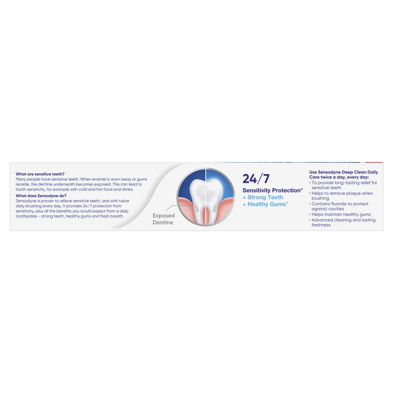 Sensodyne Deep Clean Toothpaste 160g