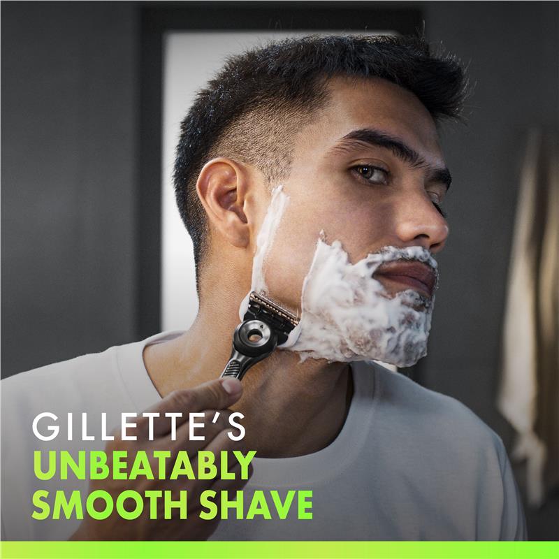 Gillette Labs Exfoliating Razor with Magnetic Stand and 2 Blade Refills