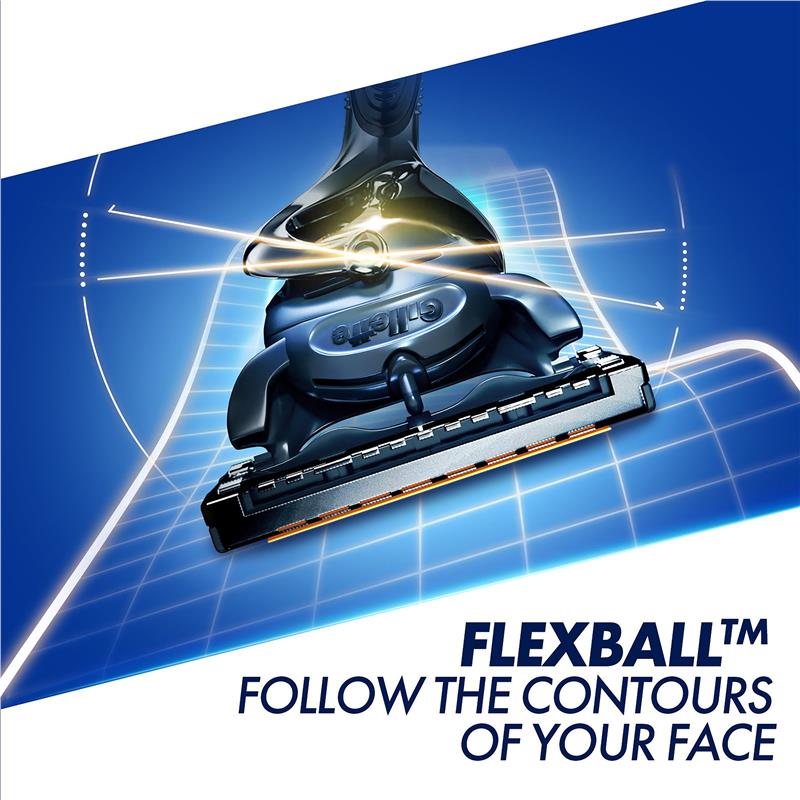 Gillette Fusion5 ProGlide FlexBall Razor Blade Refills 4 Pack