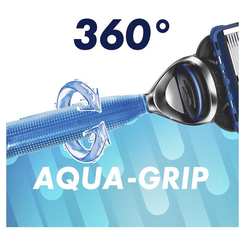 Gillette5 Aqua Razor Blade Refills 4 Pack
