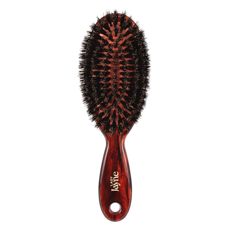 Lady Jayne 100% Boar Bristle Pad Brush Purse Size