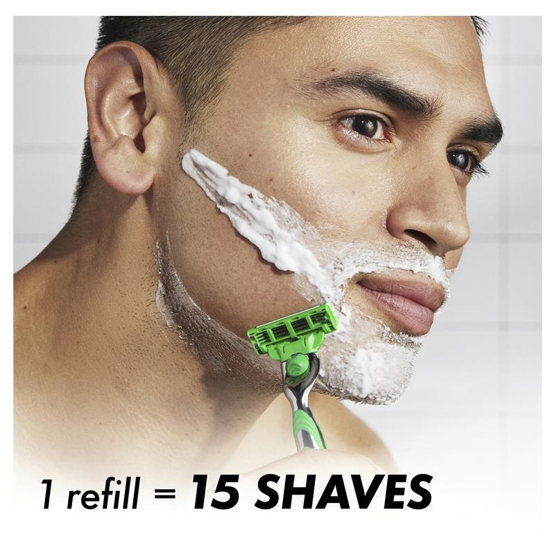 Gillette Mach3 Sensitive Razor Blade Refills 4 Pack