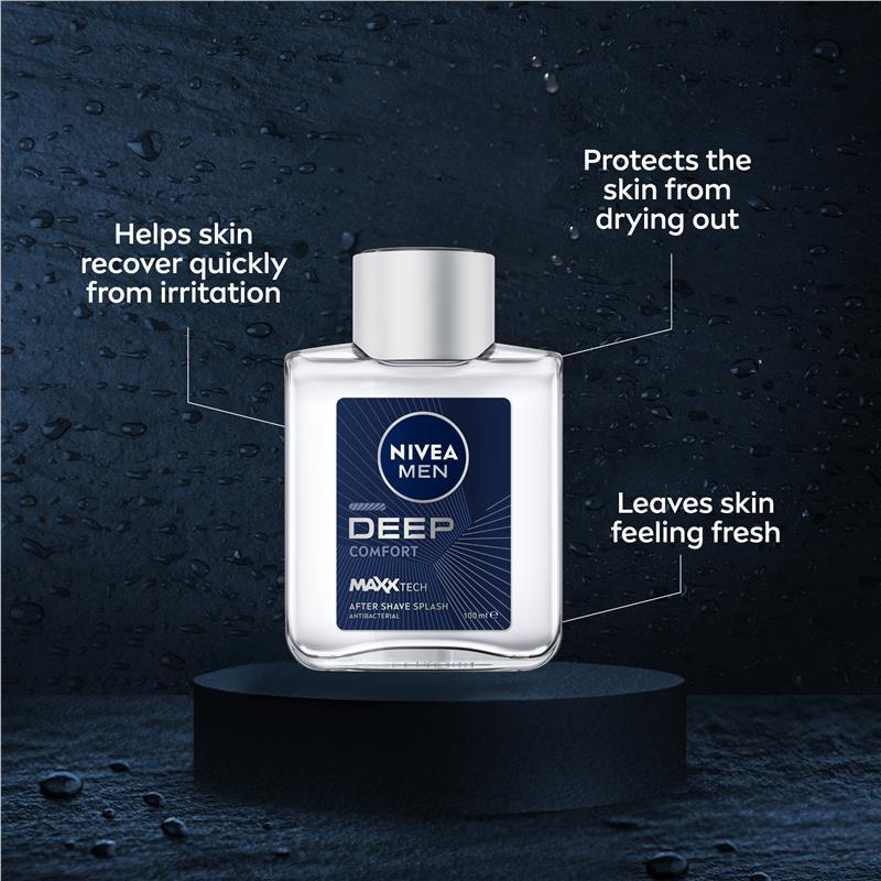 NIVEA Men Deep After Shave Splash 100ml