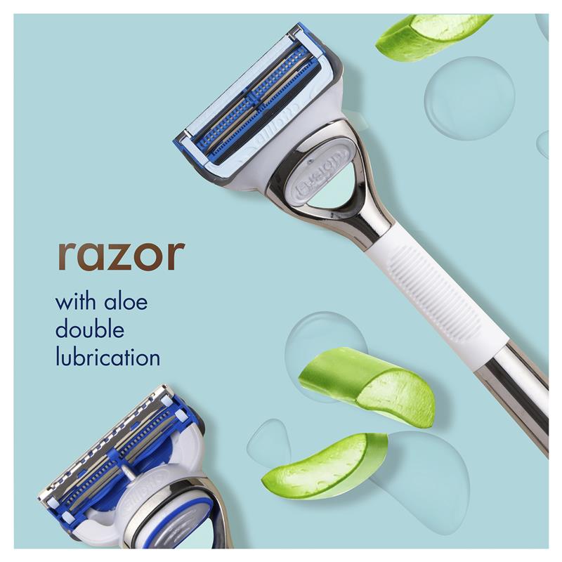 Gillette Skin Aloe Vera Razor Blade Refills 4 Pack