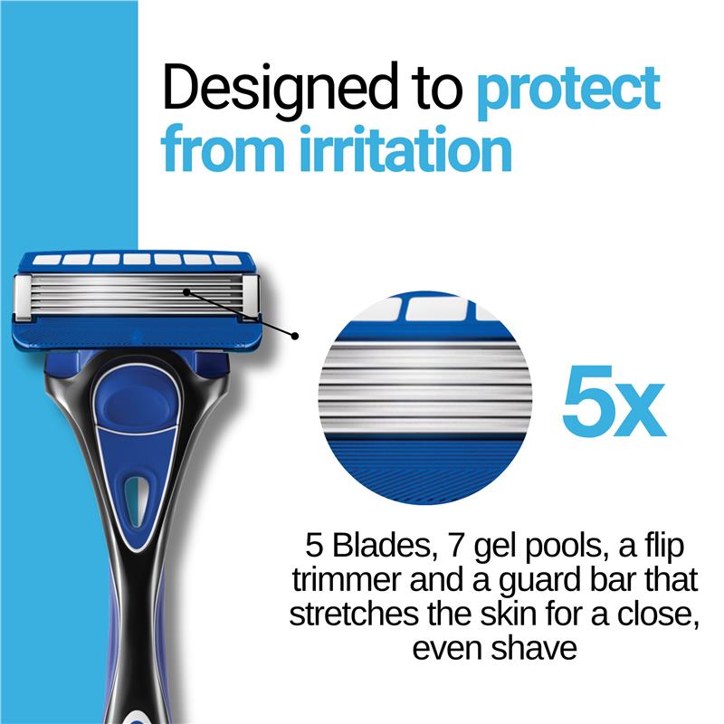 Schick Hydro 5 Razor Blade Refills 6 Pack