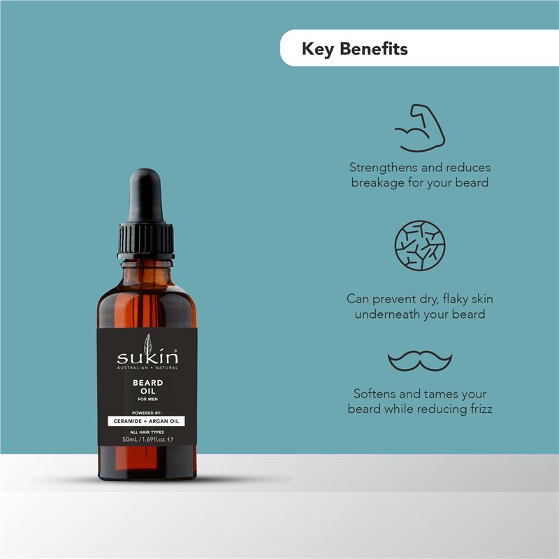 Sukin For Men Beard Oil 50ml