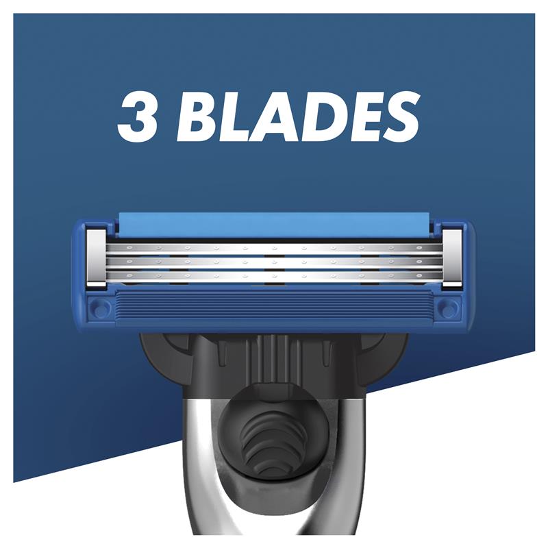 Gillette Mach3 Turbo 3D Razor with 2 Blades