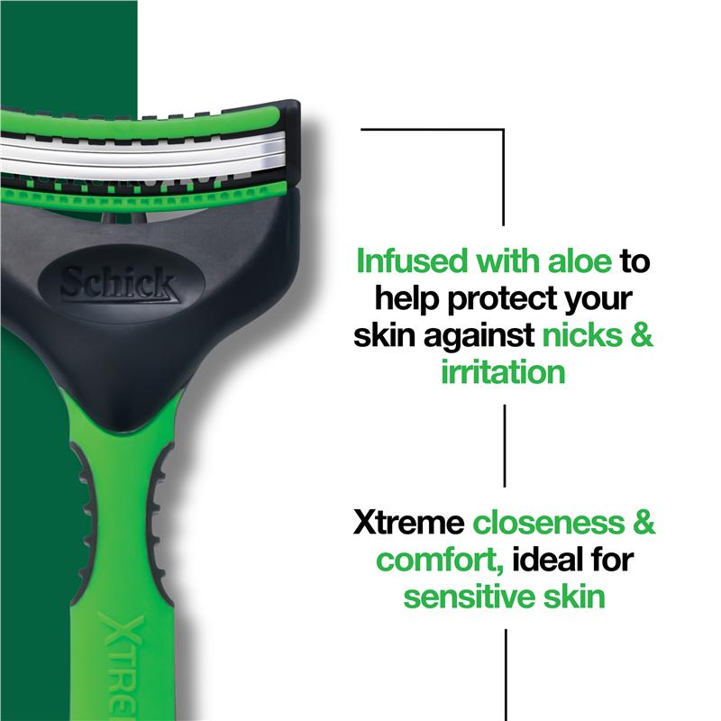 Schick Xtreme 3 Sensitive Disposable Razors 12 Pack
