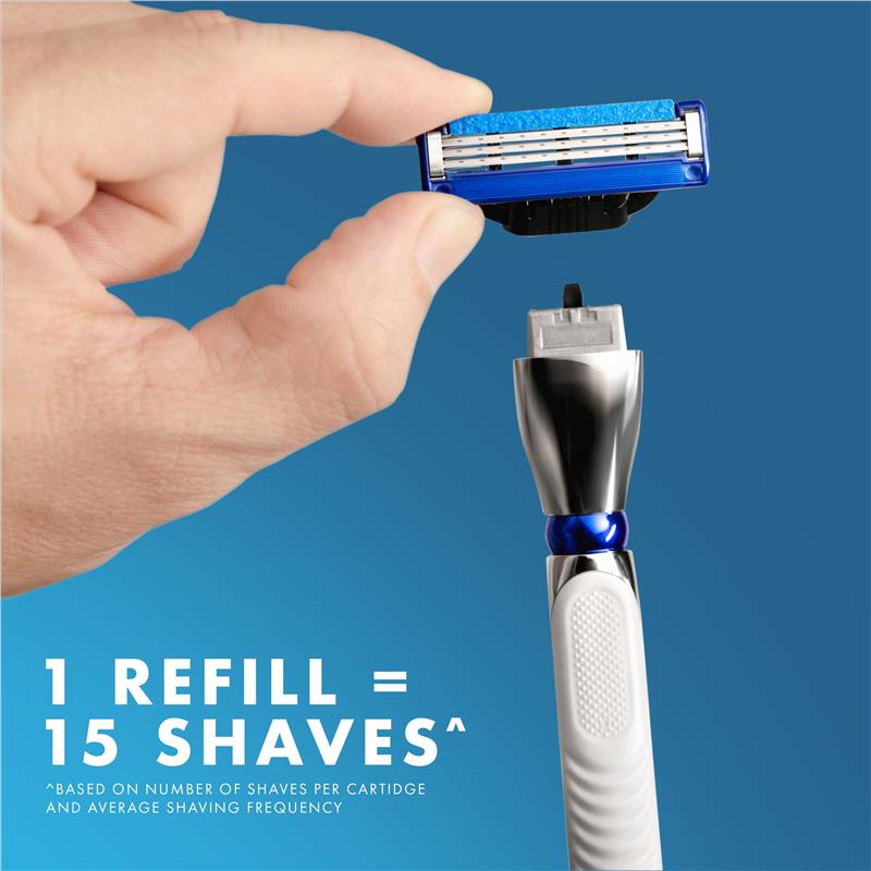 Gillette Mach3 Turbo 3D Razor Blade Refills 8 Pack