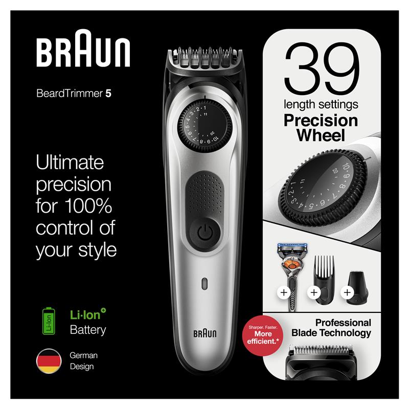 Braun Series 5 Beard Trimmer and Hair Clipper BT5260
