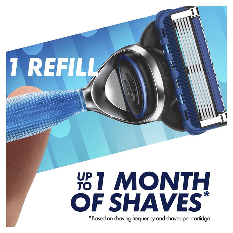 Gillette5 Aqua Razor Blade Refills 4 Pack