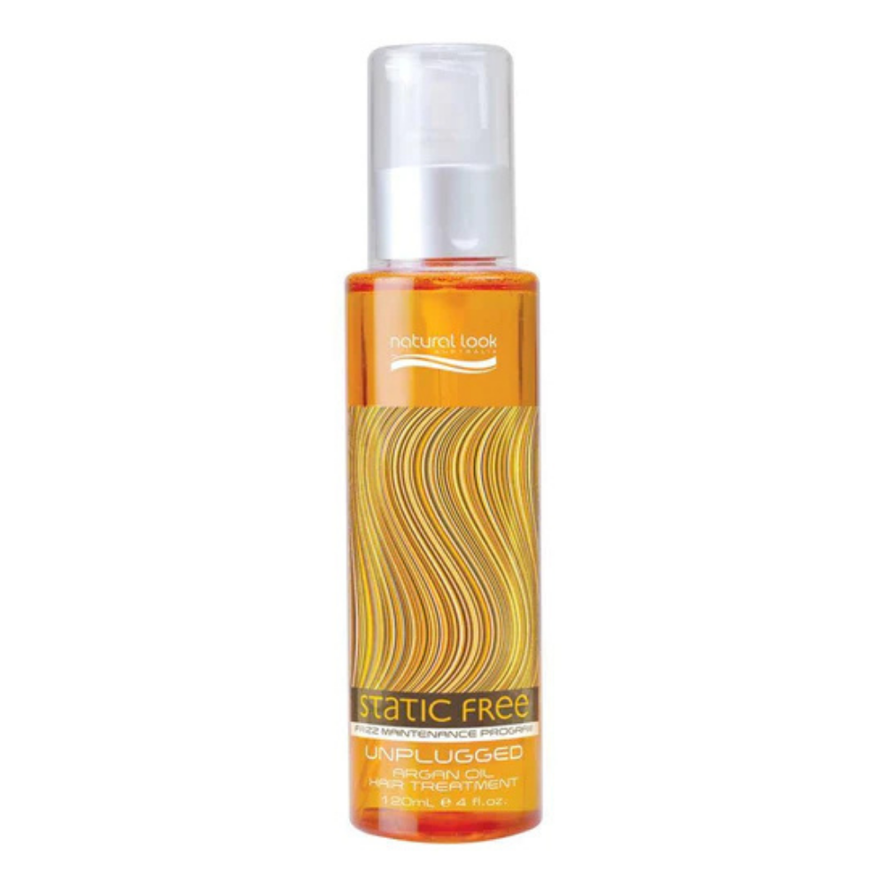Natural Look Static Free Anti-Frizz Shampoo&Conditioner&Reconstructive Mask 1L&Smooth Operator 500 ML&Argan Oil Hair Treatment 120ML&Shine Serum 50ML