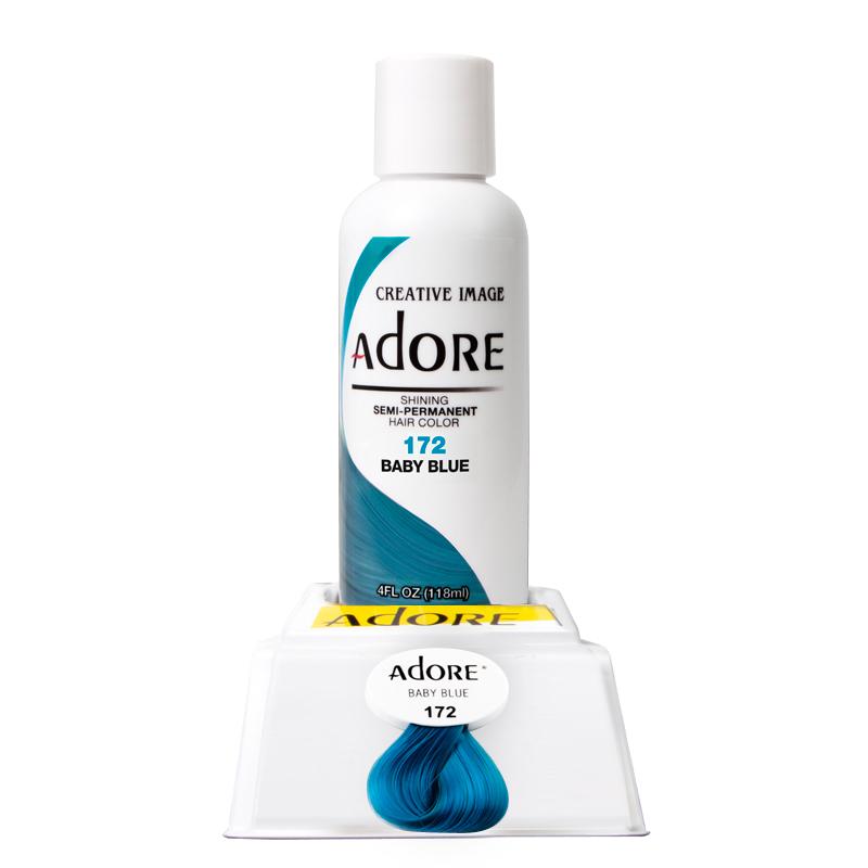 Adore Semi Permanent Hair Colour - Baby Blue - 172