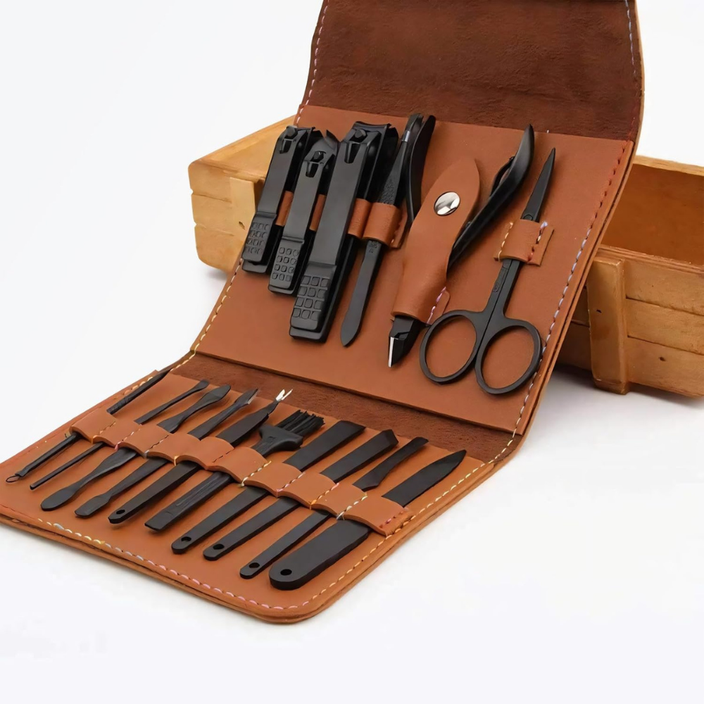 NBHS 16-in-1 Manicure Set – Stainless Steel Nail Clippers & Grooming Kit
