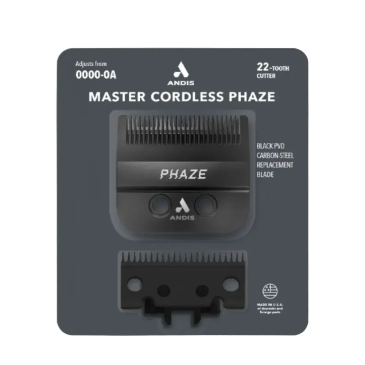 Andis Black Label Master Cordless Clipper Replacement Phaze Blade #561921
