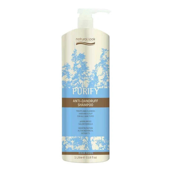 Natural Look Anti-Dandruff Shampoo 375ML/1L (Choose Your Size)