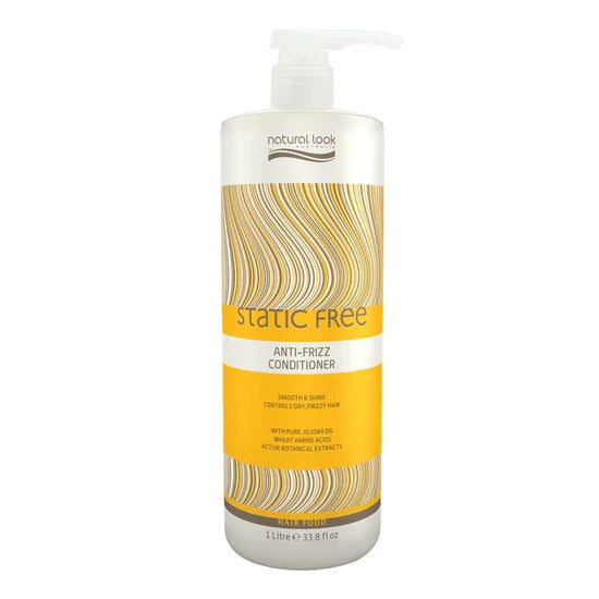 Natural Look Static Free Anti-Frizz Conditioner 300ml/1L (Choose Your Size)