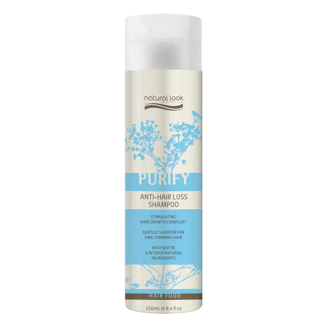 Natural Look Purify Anti-Hair Loss Shampoo - 250ml/500ml (Choose Your Size)
