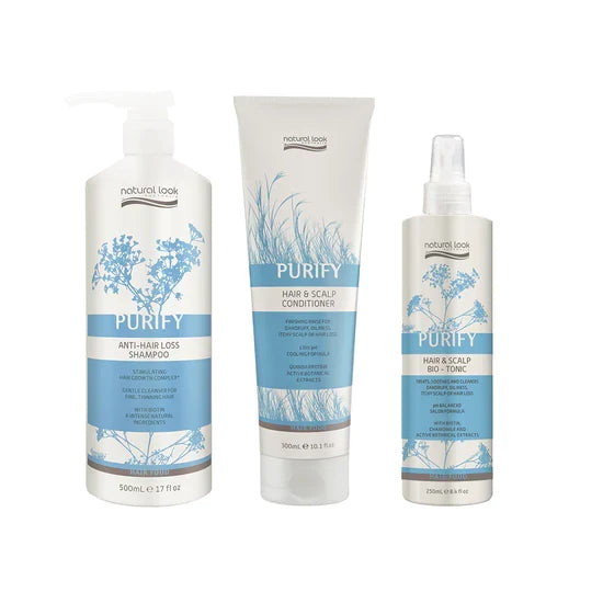 Natural Look Anti-Hair Loss Shampoo & Conditioner + FREE Hair & Scalp Leave-In Treatment