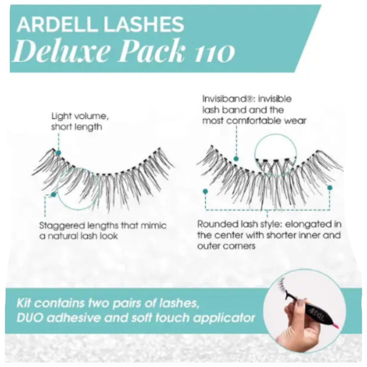 Ardell False Lashes Deluxe Pack 110 - Black