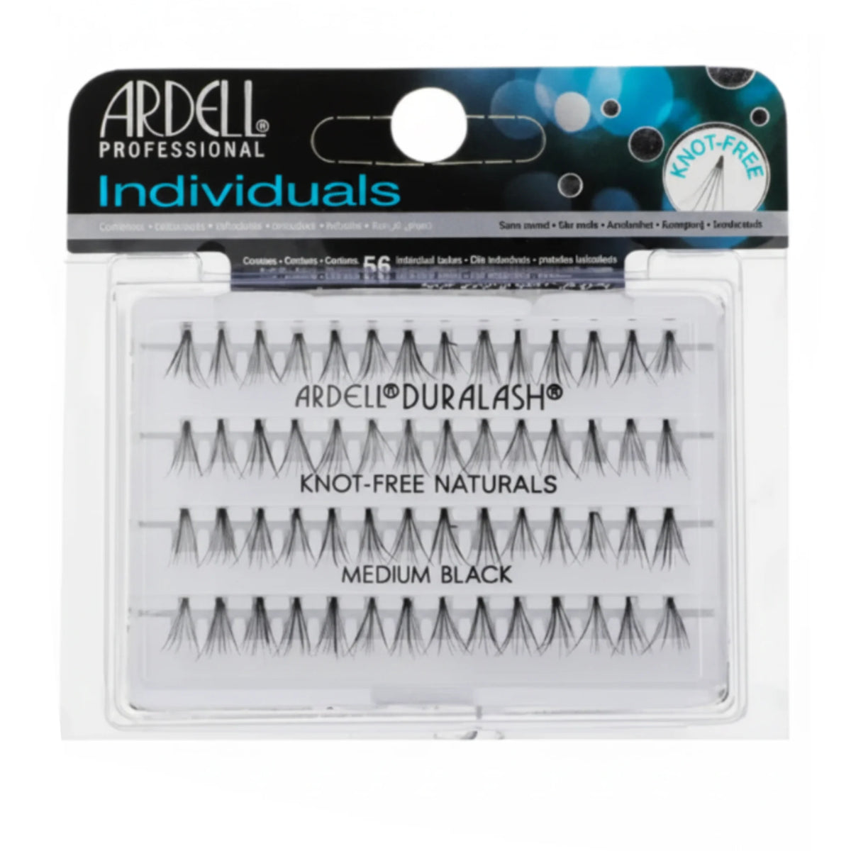 Ardell Medium-Black 56 Knot-Free Individual Lashes