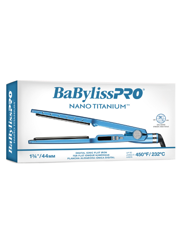 BaBylissPRO Nano Titanium Straightener - 1 3/4" Vented Ionic Flat Iron #BNT4094TUC