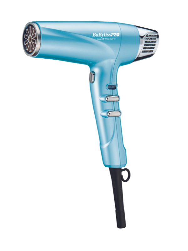 BaBylissPRO Nano Titanium Blue High Speed Dual Ionic Dryer #BNT9100