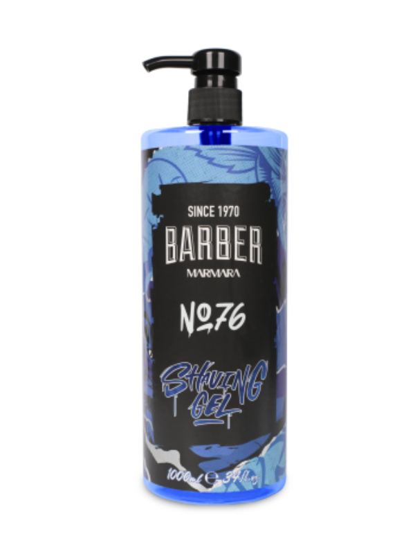 Marmara Barber Shaving Gel #76 1000ml Blue #BSG-1000-76