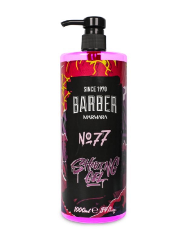 Marmara Barber Shaving Gel #77 1000ml Pink #BSG-1000-77