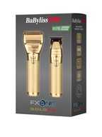 BaBylissPRO FXONE GOLDFX All-Metal Shaver & Trimmer Prepack #FX1FSTGPK