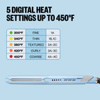BaBylissPRO Limited Edition Iced Blue Nano Titanium 1" Ultra-Sleek Straightening Iron #BNT131TLB