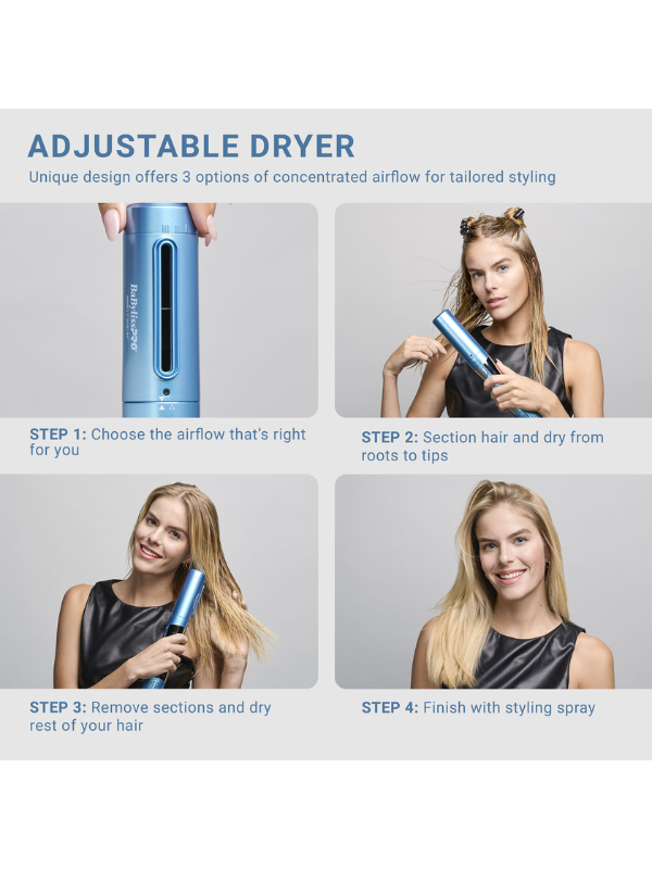 BaBylissPRO Nano Titanium StyleSwitch Ionic Multi-Styler & Dryer