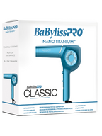 BaBylissPRO Nano Titanium Blue Classic Pistol Hair Dryer #BNT5175UC