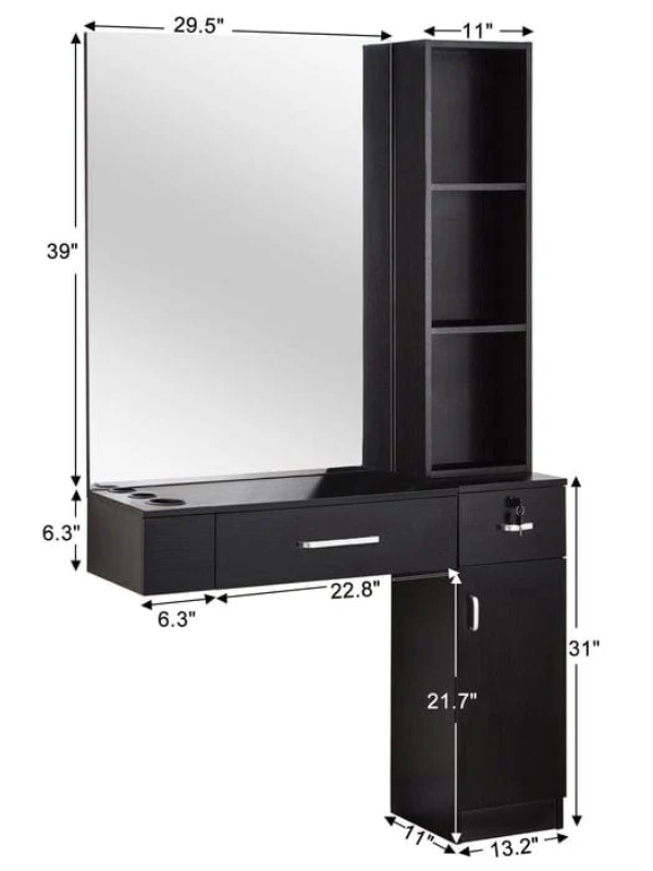Barber Signature Wall Mounted Styling Station
