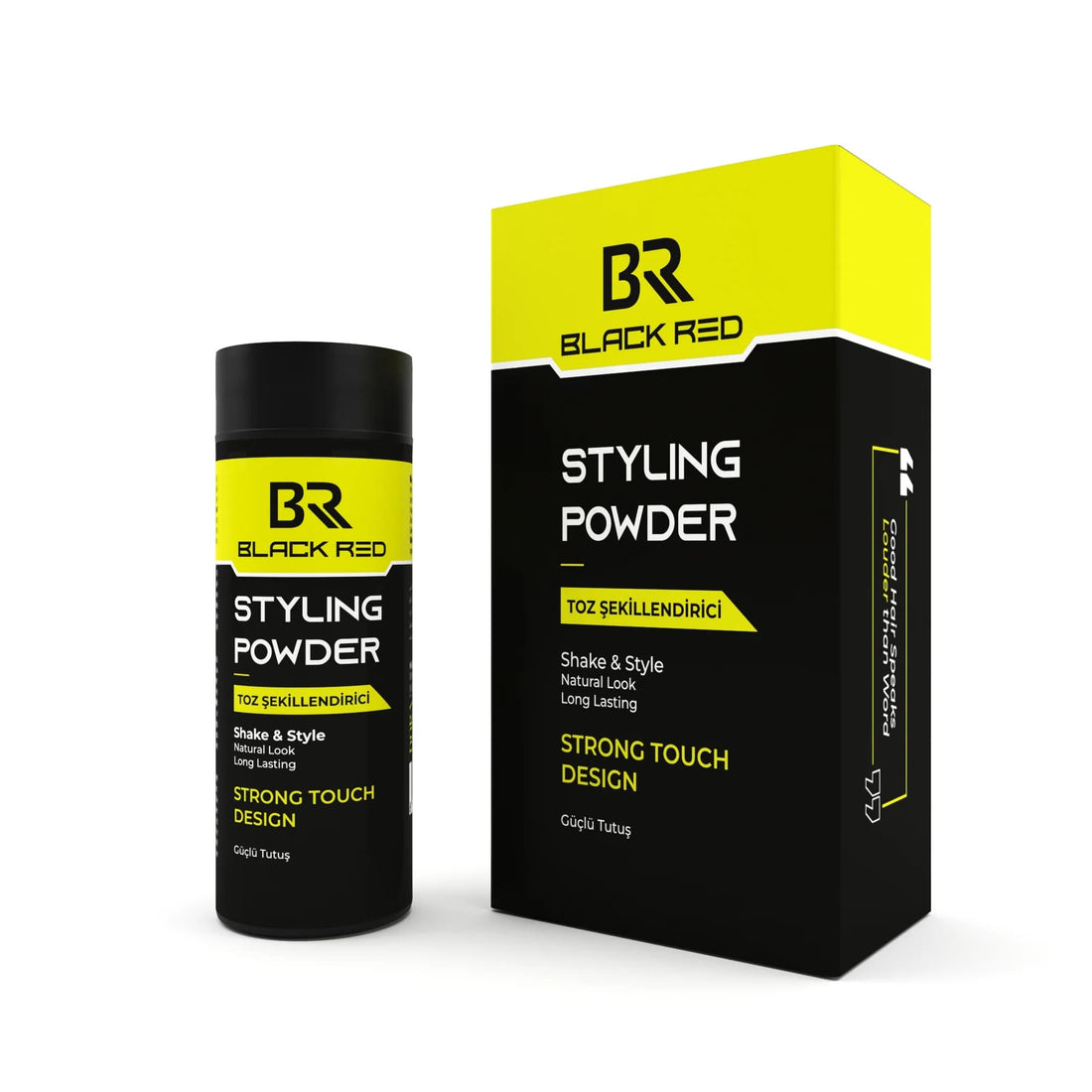 Black Red Texturising Hair Styling Powder Strong Touch 20gr