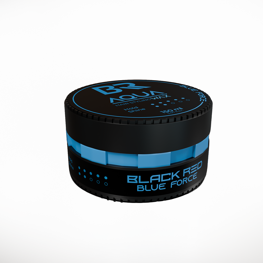 Black Red Aqua Hair Styling Wax Blue Force 150ml