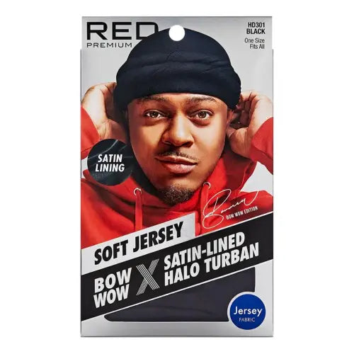 Red by Kiss Bow Wow Premium Satin-Lined Men's Turban - Assorted Styles