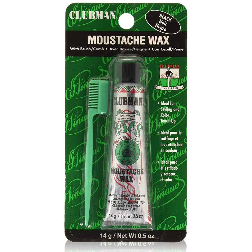 Clubman Moustache Wax 14 gr, Black