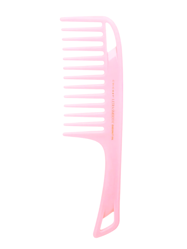 Cricket Ultra Smooth Pink Coconut Detangler Comb #5515155