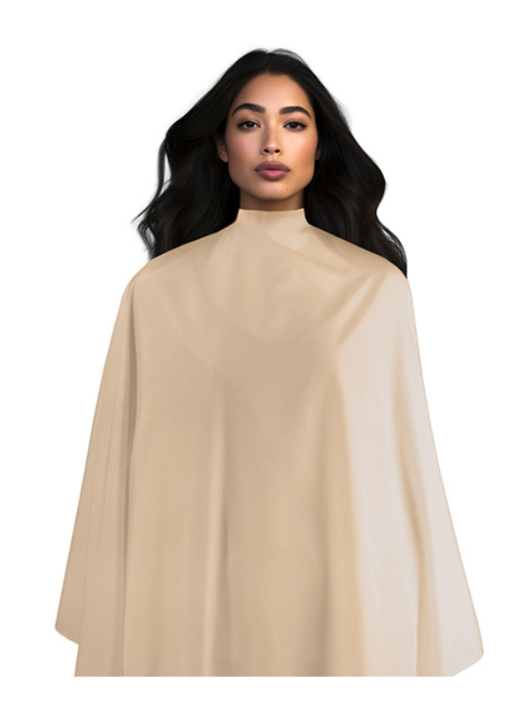 Cricket Black, Beige, and Moustache Cape - Lock Apparel Series, Adjustable & Durable