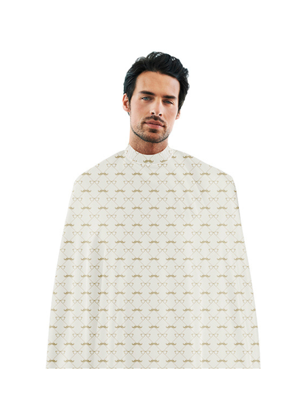 Cricket Black, Beige, and Moustache Cape - Lock Apparel Series, Adjustable & Durable