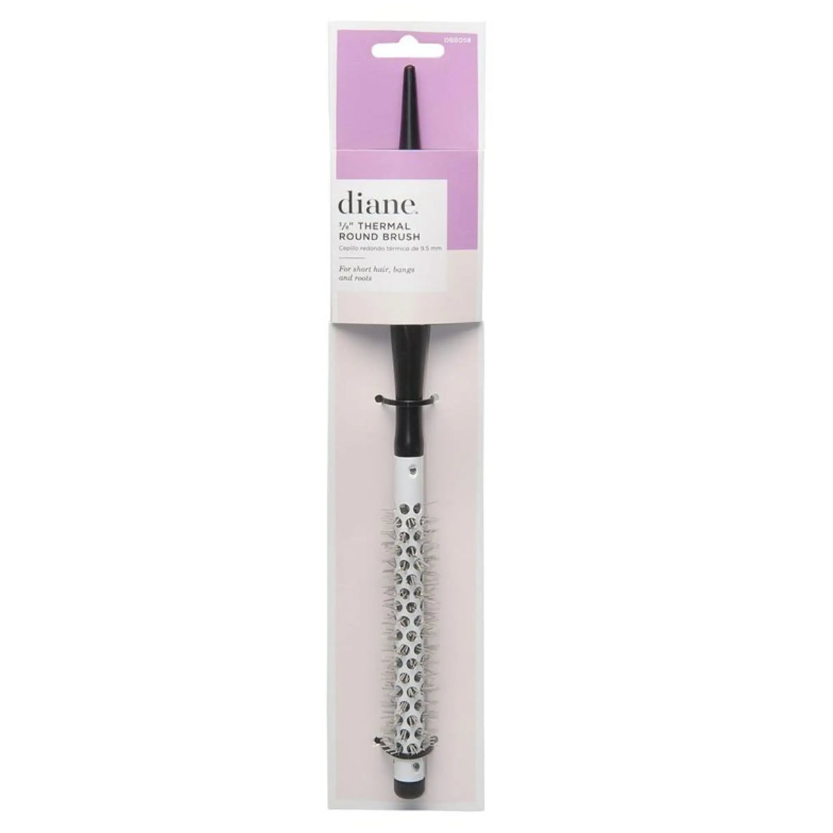 Diane Thermal Round Wood Brush 1'' #DBB059