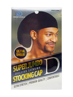 Dream World Super Jumbo Deluxe Luxury Stocking Cap - Black