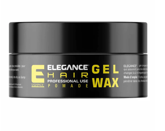 3x Elegance Hair Gel Wax Transparent Gold Pomade - 140g