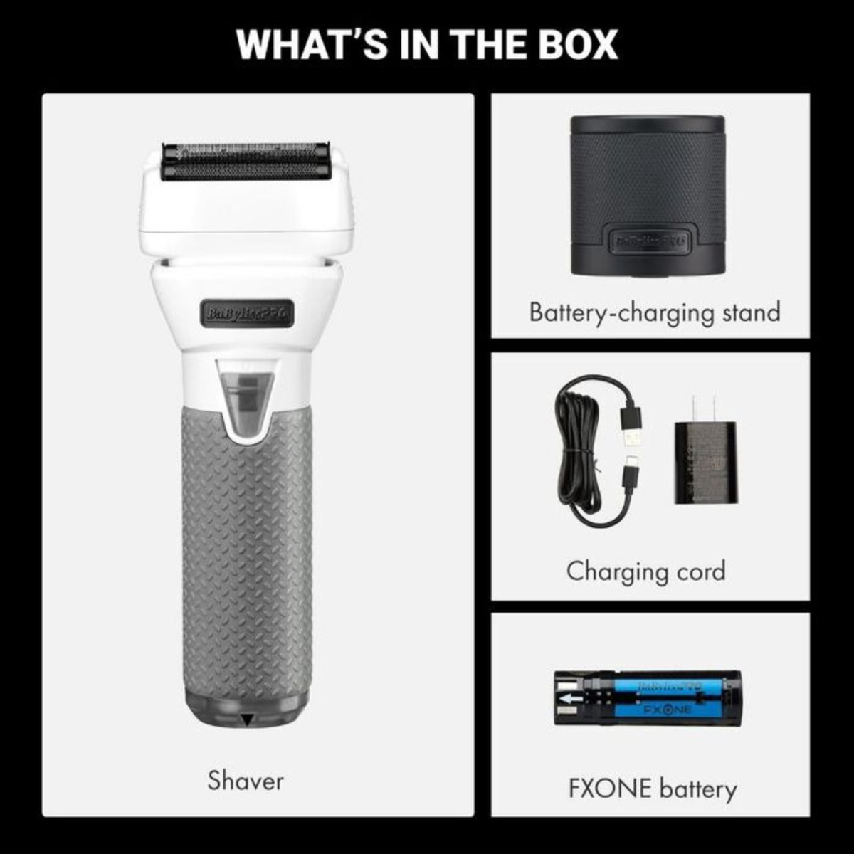BaBylissPRO FXONE Limited Edition White Shaver #FX79FSTW