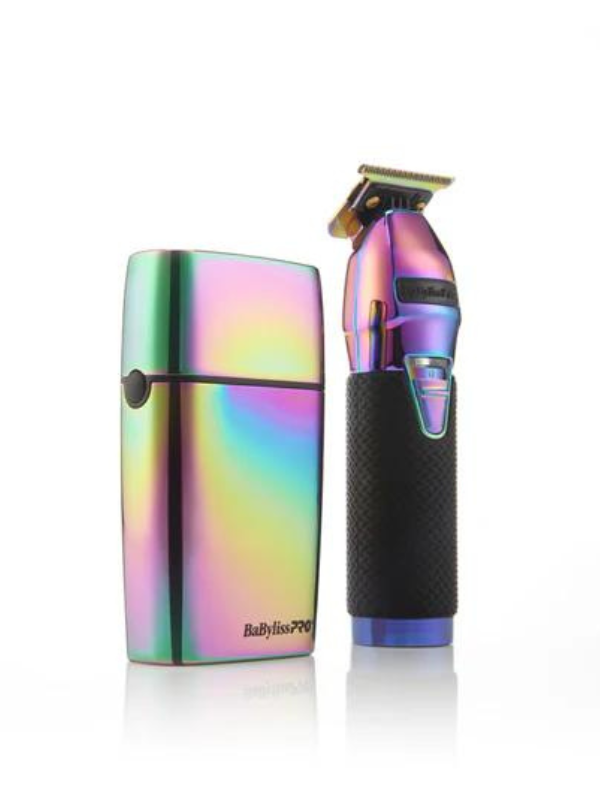 BaBylissPRO LimitedFX Iridescent Trimmer & Double Foil Shaver Set #FXDUOFS2TRB