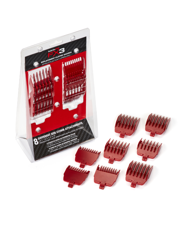 BaBylissPRO FX3 Replacement Red Clipper Guards #FXX3CGR