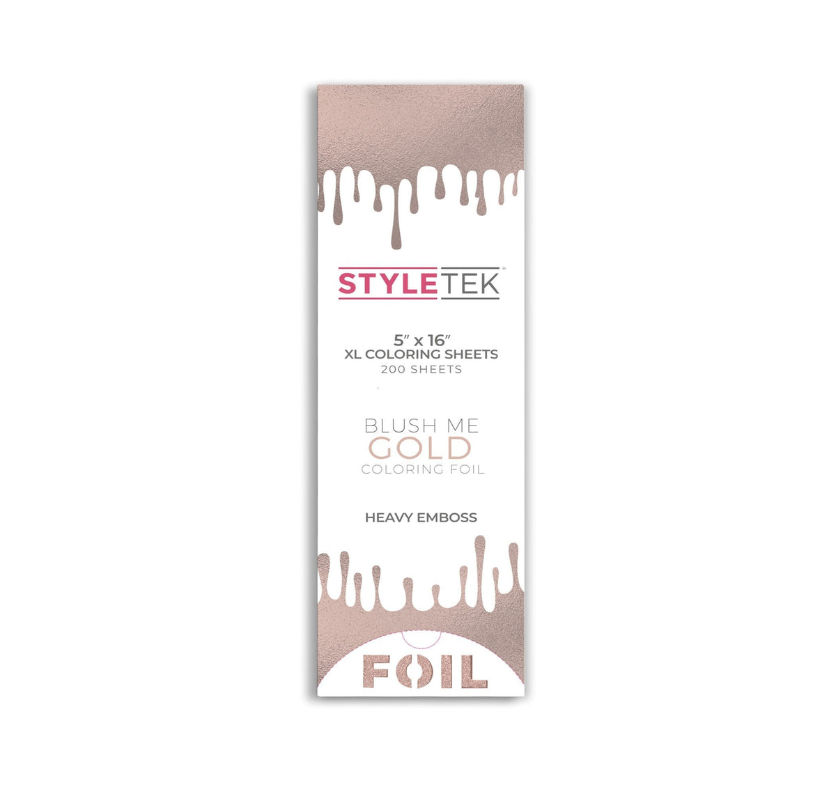Styletek 5x16 XL FLAT Pre-Cut Sheets 200 Embossed Sheets