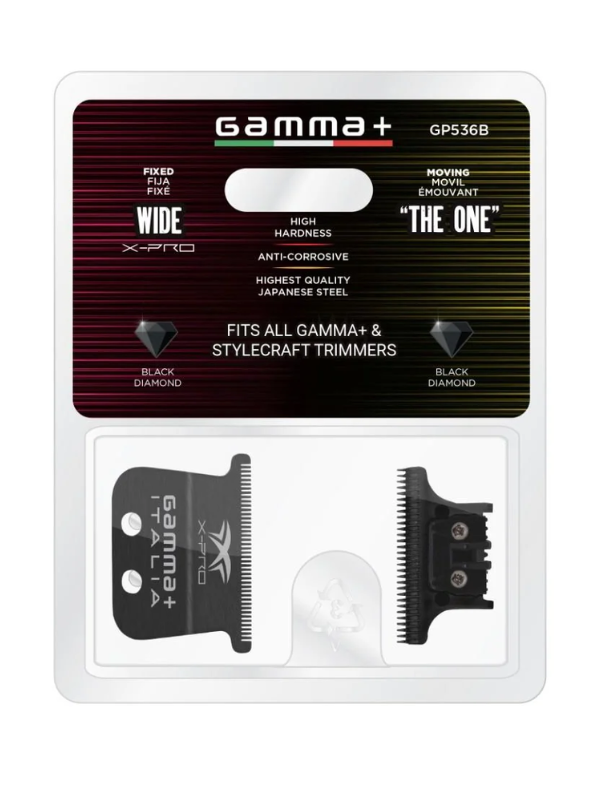 Gamma+ X-Pro DLC Wide Blade with Black DLC The One Cutter #GP536B
